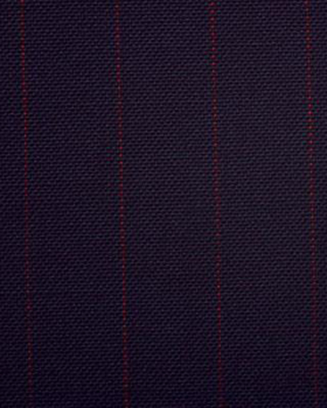 Dugdale Fine Worsted - Navy with Red Pin Stripe Jacket