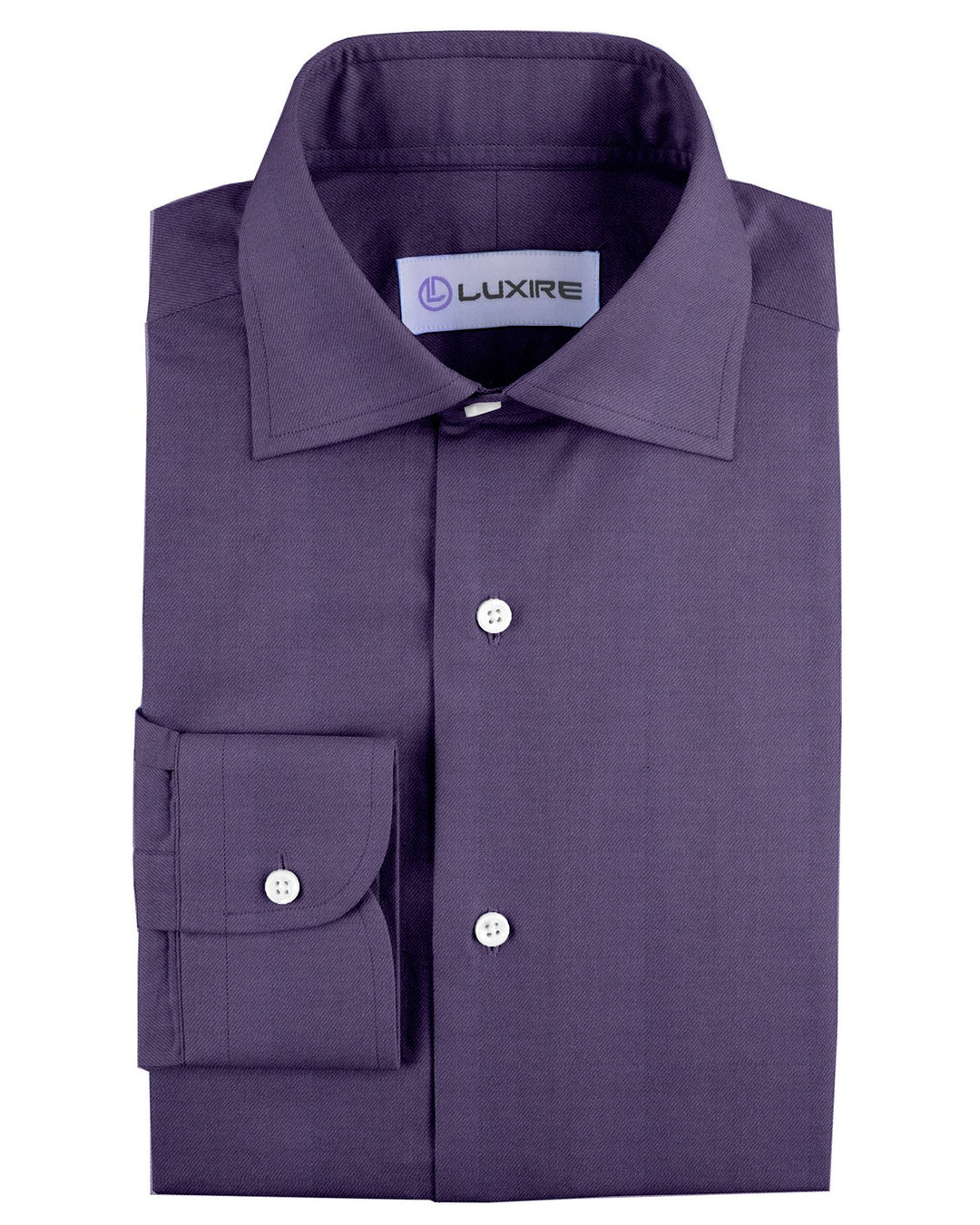 Cashmerello Alumo: Dark Purple Cotton Twill