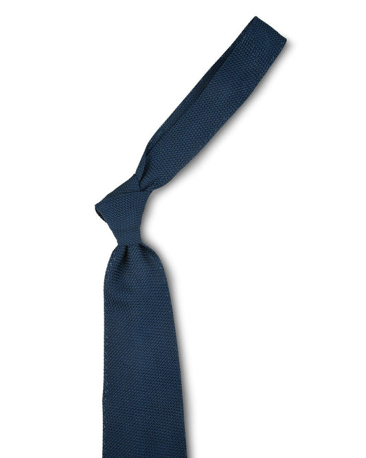 Grenadine Garza Fine Navy-Blue Tie