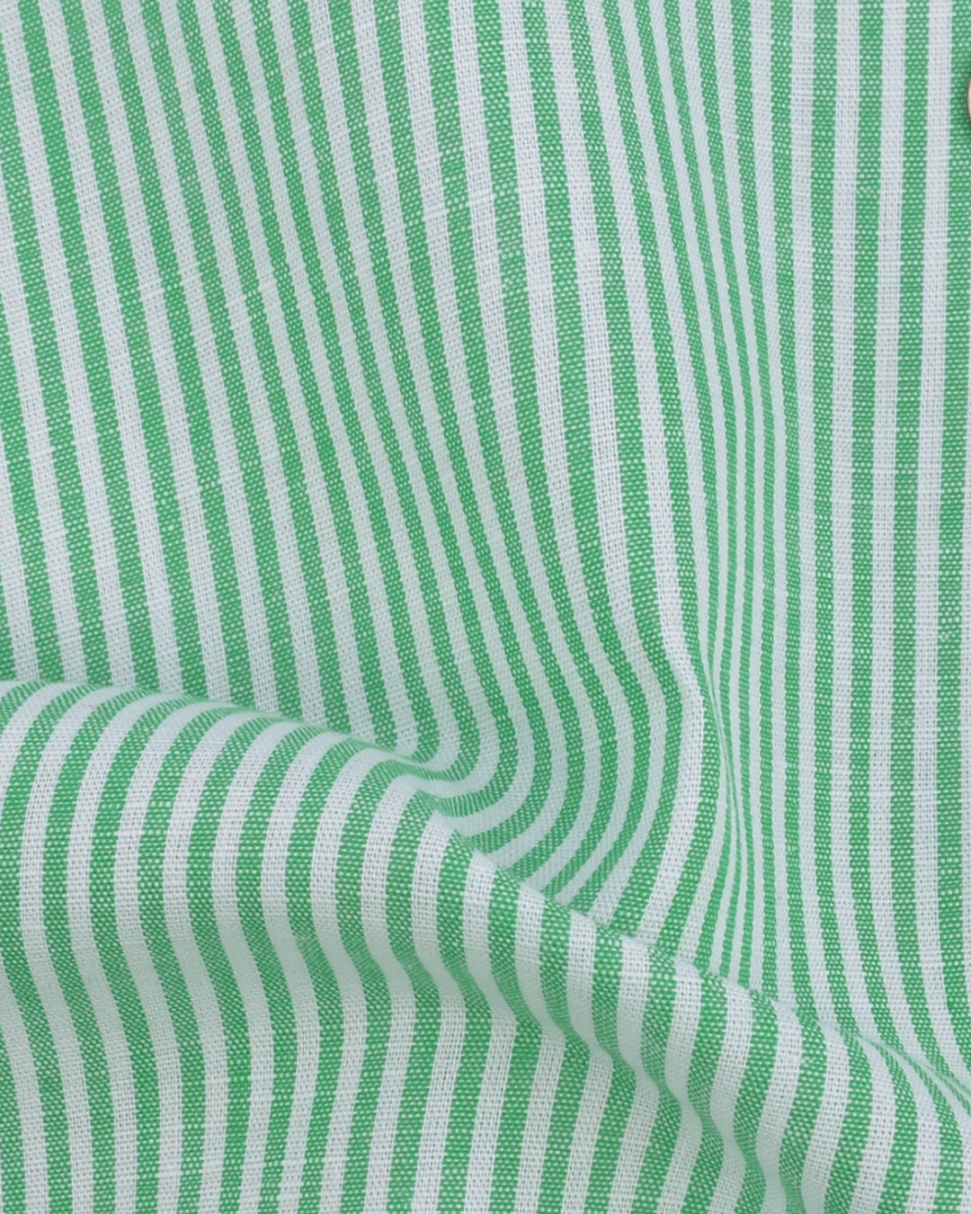 Linen: Green Candy  Stripes