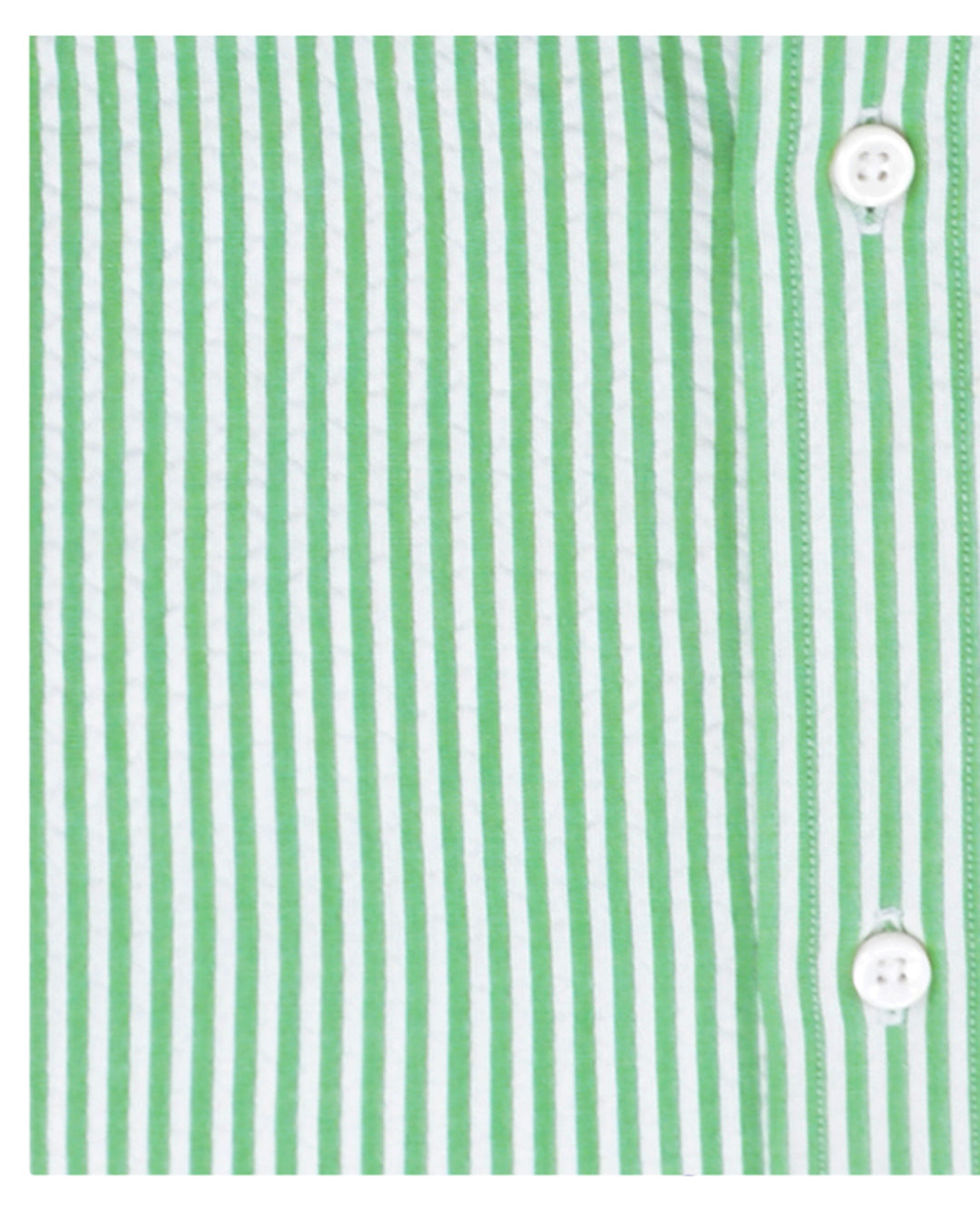 Fern Green Candy Stripes Seersucker
