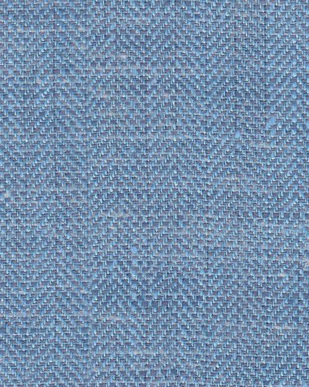 Dugdale Cascade Linen-Silk Pant: Light Blue Herringbone