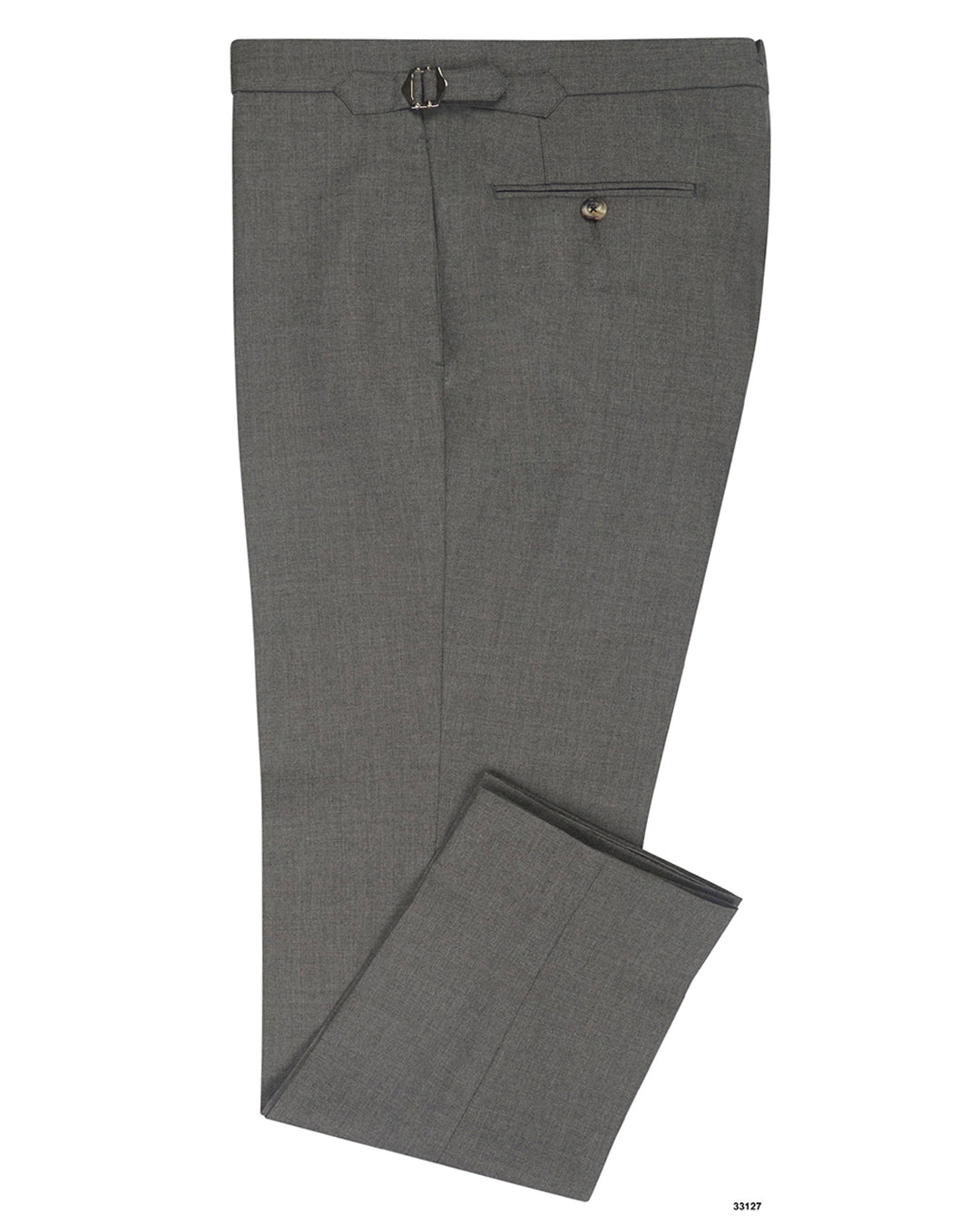 Holland & Sherry Crispaire Grey Solid