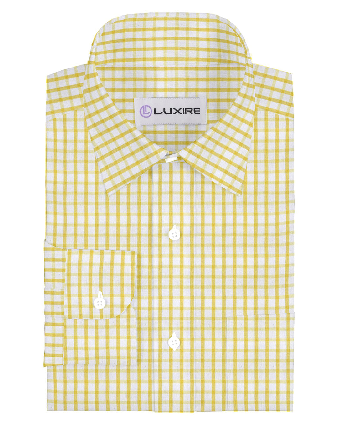 Friday Shirt: Yellow Graph Checks